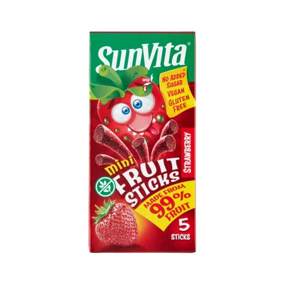 Sunvita gyümölcsrúd epres 5x10g 50g