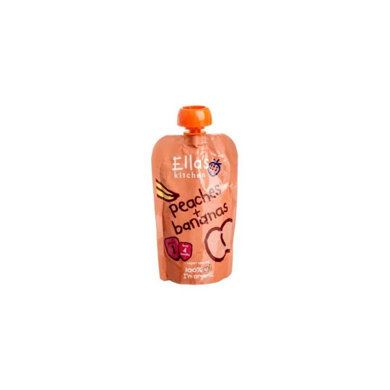 Ella's kitchen bio őszibarackos banánpüré 120g 120g