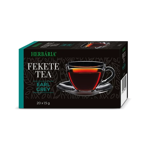 Herbária Fekete tea filteres earl grey 20x1,5g 20x