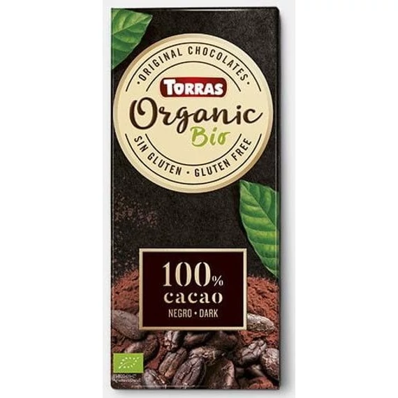 Torras bio 100% kakaótartalmú étcsokoládé 100g