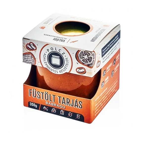 Polcz füstölt tarjás babragu 350g