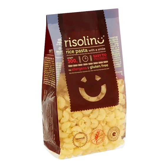 Risolino gluténmentes rizstészta Szarvacska 300g