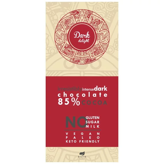 Health Market Dark Delight étcsokoládé 80g
