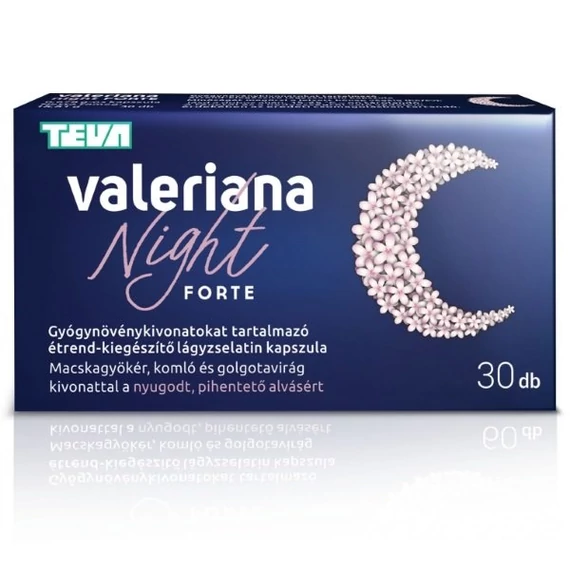 Valeriana Night Forte lágyzselatin kapszula Teva 30x