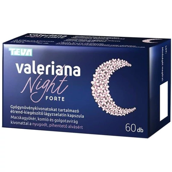 Valeriana Night Forte lágyzselatin kapszula 60x