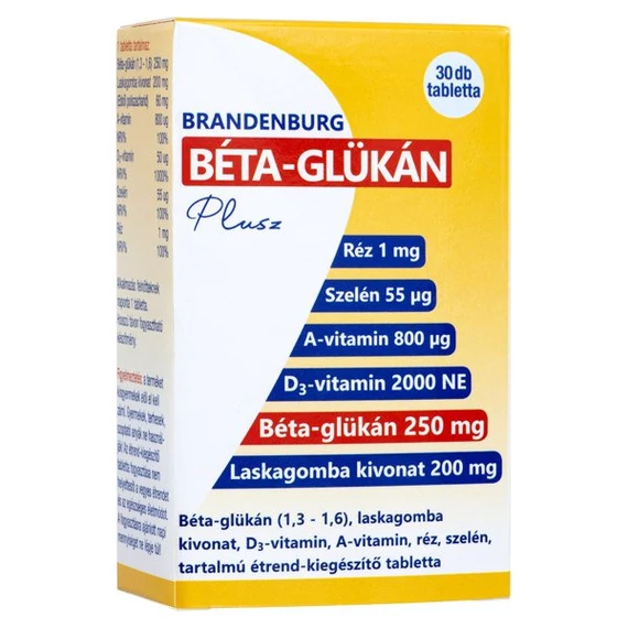 Brandenburg Béta-Glükán Plusz tabletta 30x
