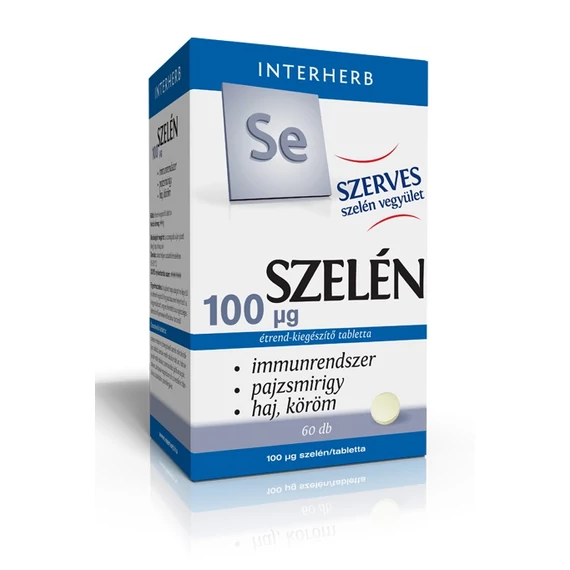Interherb Szerves szelén 100 mcg tabletta 60x