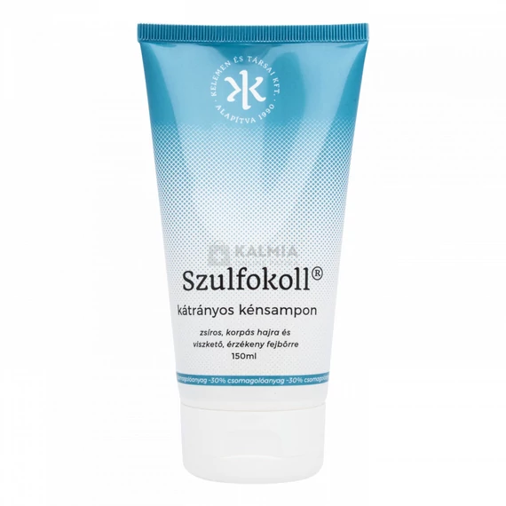 Szulfokoll kátrányos kénsampon zsíros,korpás hajra N 150ml