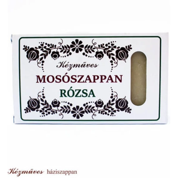 Kézműves Mosószappan Rózsa illattal 130g