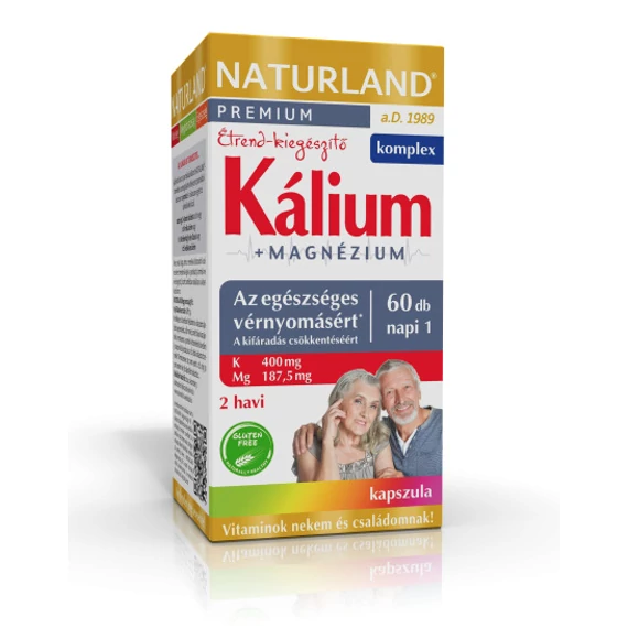 Naturland Kálium+magnézium kapszula 60x