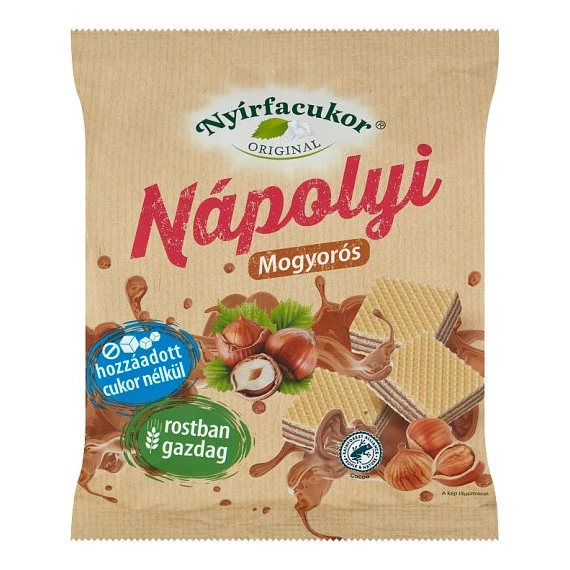 Nyírfacukor mogyorós,rostban gazdag nápolyi 180g