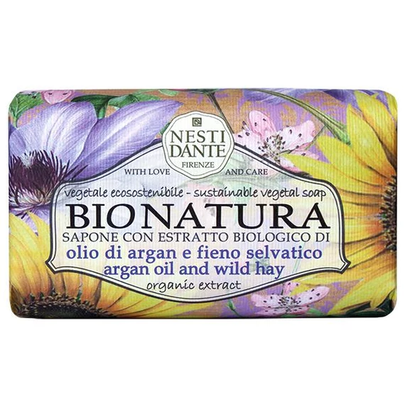Nesti szappan Bionatura argán olaj-széna 250g