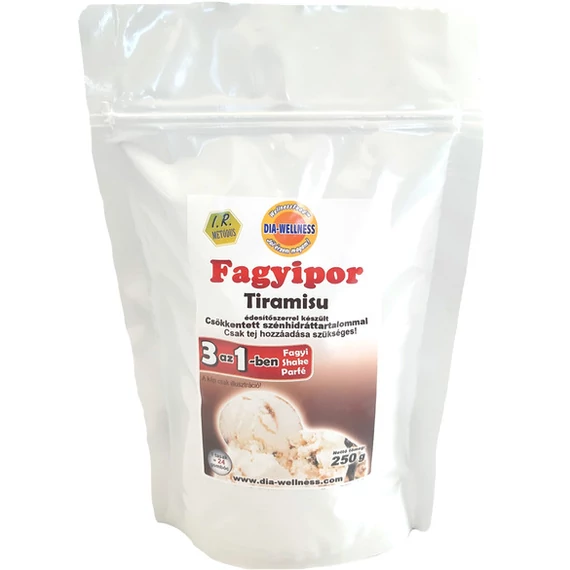 Dia-Wellness fagylaltpor tiramisu izű 250g