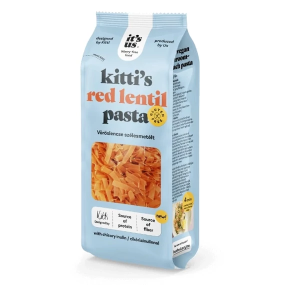 Its us Kittis vöröslencse tészta szélesmetélt 200g