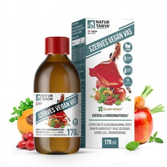 Natur Tanya szerves vegán Vas szirup 170ml