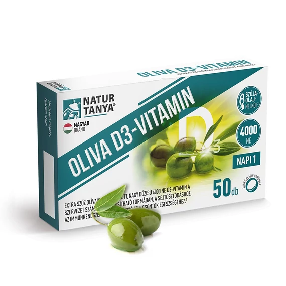 Natur Tanya Oliva D3-vitamin 4000NE kapszula 50x