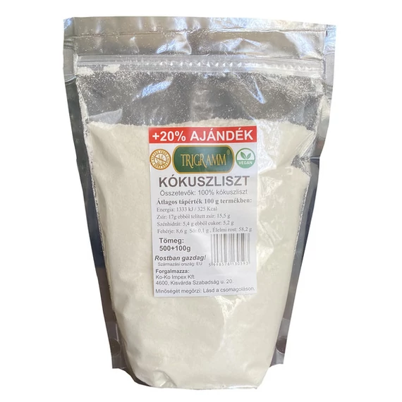 Trigramm Kókuszliszt +20% ajándék 500g
