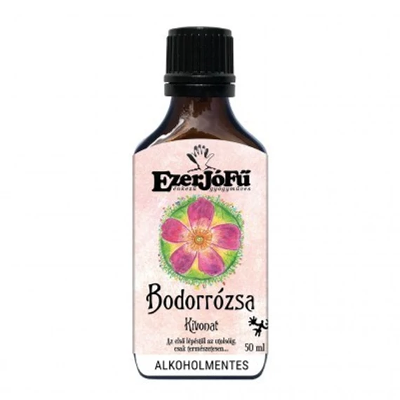 Ezerjófű Bodorrózsa kivonat glicerines 50ml