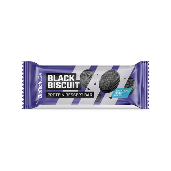 Biotech Usa Black Biscuit fehérjeszelet kekszdarabokkal 50g