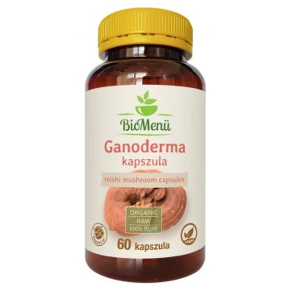 Biomenü bio ganoderma gomba kapszula 420mg 60x