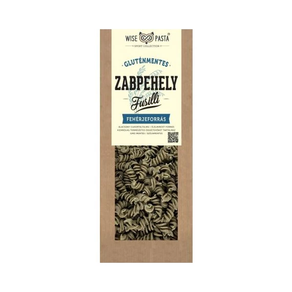 Wise Pasta gluténmentes zabpehely tészta fusili 200g