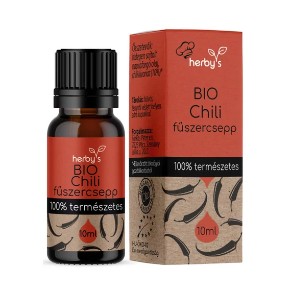 Herby's bio fűszercsepp chili 10ml