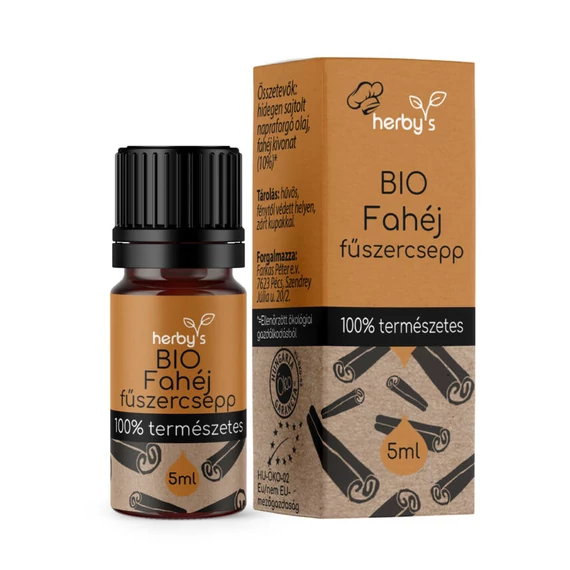 Herby's bio fűszercsepp fahéj 5ml