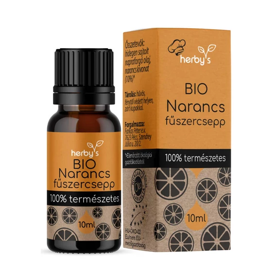 Herby's bio fűszercsepp narancs 10ml
