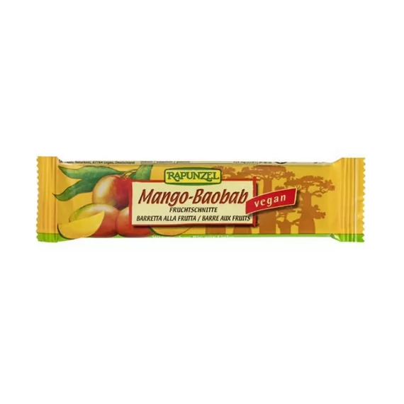 Rapunzel bio Gyümölcsszelet mangó-baobab 40g 40g