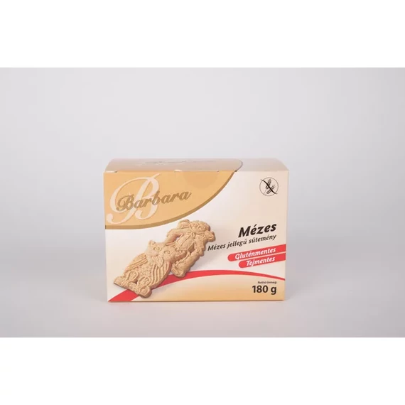 Barbara gluténmentes teasütemény mézes 150g