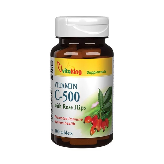 Vitaking C vitamin 500mg csipkebogyóval tabletta 100x