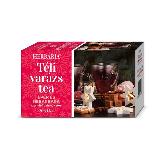 Herbária Téli varázs tea eper-rebarbara 20x1,5g 20x