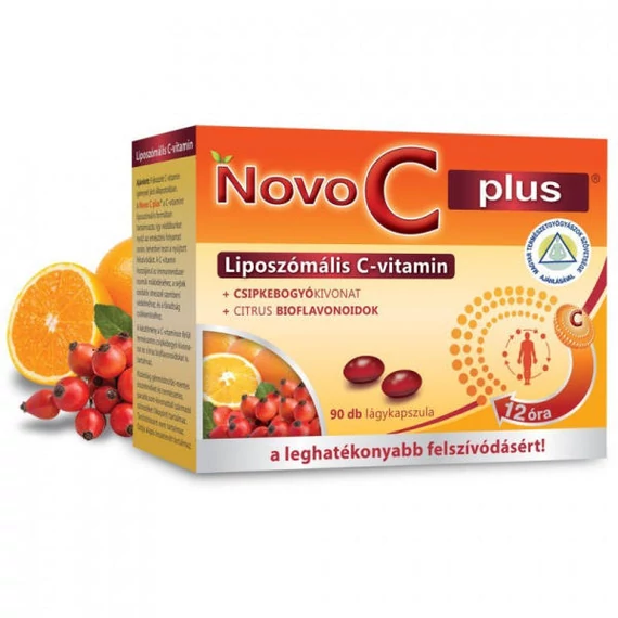 Novo C Plus liposzómás Retard C-vitamin kapszula 300mg 90x