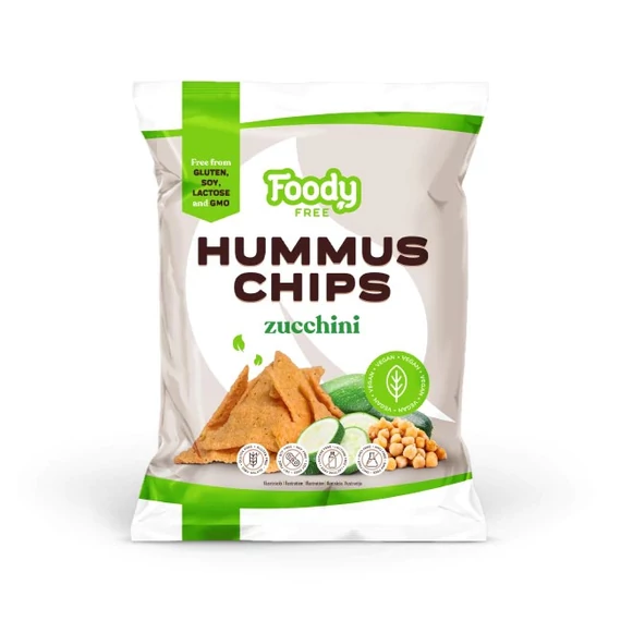 Foody Free Hummus chips cukkinivel 50g