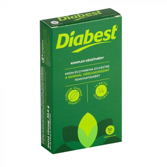 Diabest komplex filmtabletta normál vércukor fenntartásé rt 30x