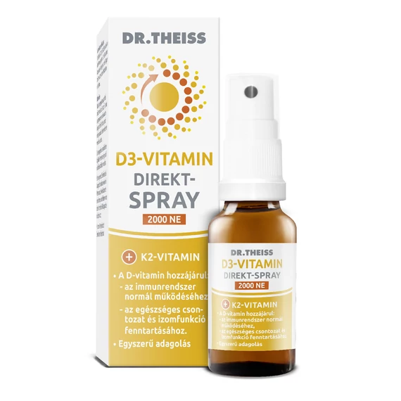 Dr Theiss D3-vitamin direkt-spray 2000NE 20ml