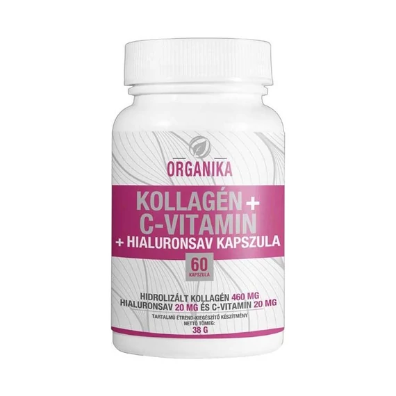 Organika Kollagén+C-vitamin+Hialuronsav kapszula 60x
