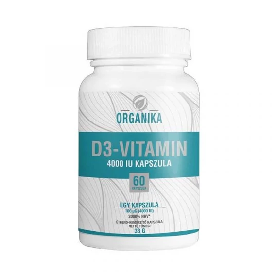 Organika D3-vitamin 4000iu kapszula 60x