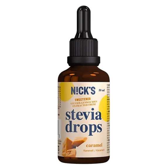 Nick's Stevia karamellás cseppek 50ml