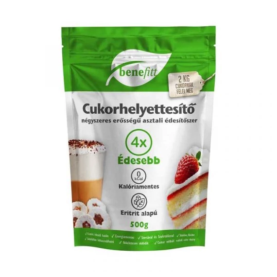 Benefitt Cukorhelyettesítő 4x erősségű 500g