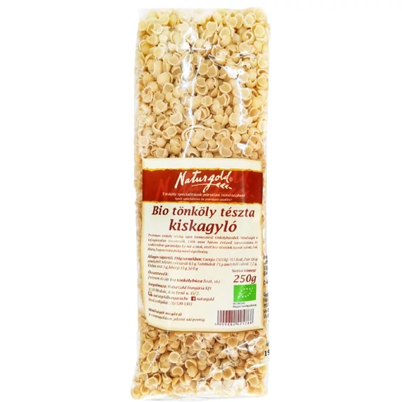 Naturgold bio tönköly kiskagyló tészta 250g