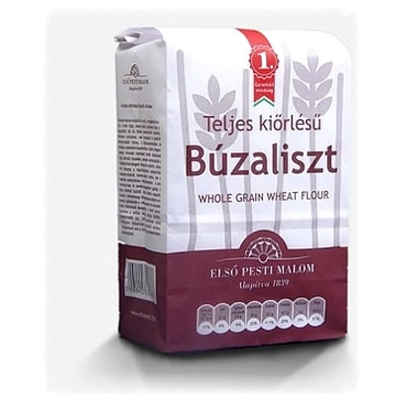 Első Pesti Malom Búzaliszt Teljes kiőrlésű BL200 1000g