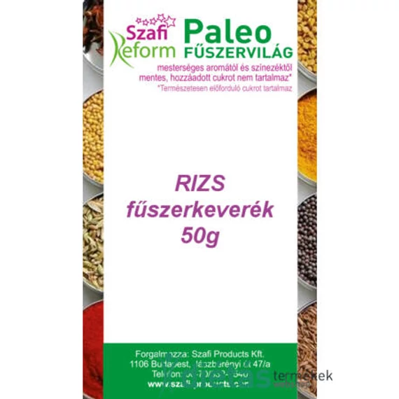 Szafi Paleo Rizs fűszerkeverék 50g