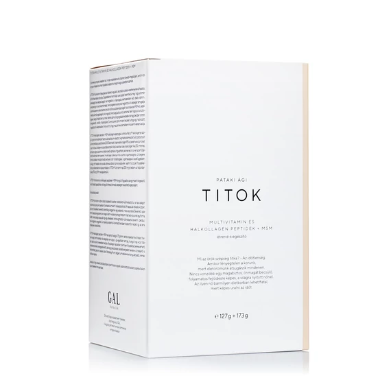 GAL TITOK Multivitamin és Halkollagén + MSM italpor 30x