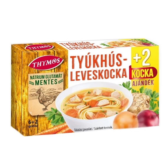 Thymos leveskocka tyúkhús 6+2 80g