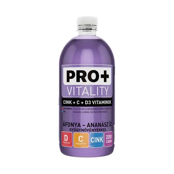 PRO+ Vitality áfonya-ananász idítőital 750ml
