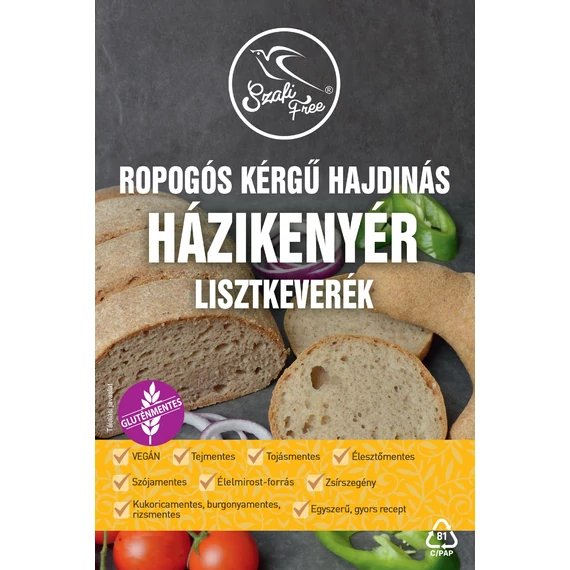 Szafi free ropogós kérgű házikenyér lisztkeverék 500g