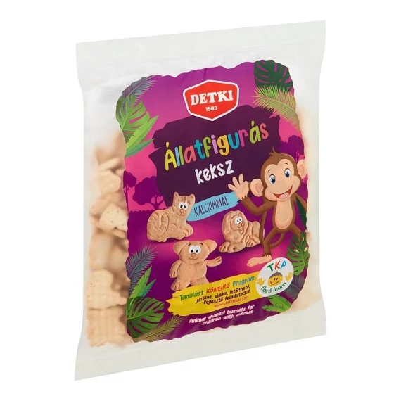 Detki állatfigurás háztartási keksz 160g
