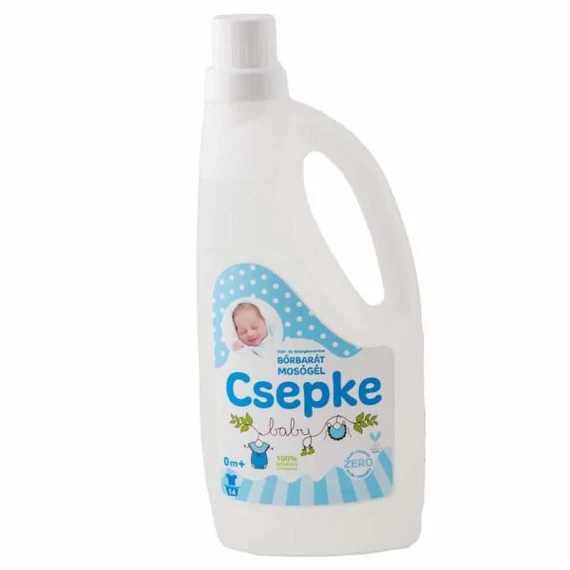 Csepke Baby allergénmentes mosógél 0m+ 1l