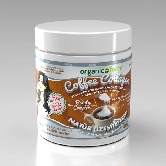 Organic Force kávé natúr kollagén por 315g